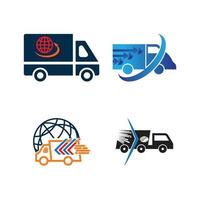 Logo-Symbol für Logistikunternehmen vektor