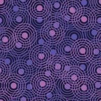 sömlös mönster. abstrakt geometrisk sömlös mönster av lila Färg. mönster med de bild av abstrakt cirklar. cirklar på de vatten. vektor illustration