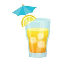 trendig citron- juice vektor