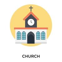trendige Kirchenkonzepte vektor