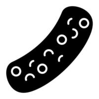 Pickle-Glyphe-Symbol vektor