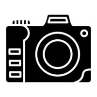 dslr-kamera-glyphensymbol vektor