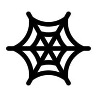 Spinnennetz-Glyphe-Symbol vektor