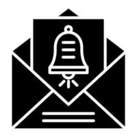 E-Mail-Benachrichtigungssymbol vektor
