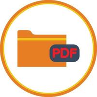 Datei-Pdf-Vektor-Icon-Design vektor