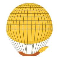 Aerostat-Symbol, Cartoon-Stil vektor