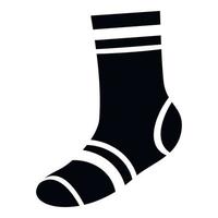 Ikone der elastischen Socke, einfacher Stil vektor