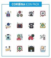 coronavirus 2019ncov covid19 prävention icon set sicherheit medizinische übertragung bleiben sie zu hause verhindern sie virale coronavirus 2019nov krankheitsvektordesignelemente vektor