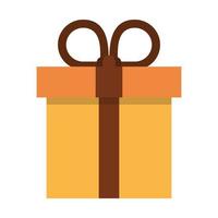 Geschenk Geschenkbox isoliert Symbol vektor