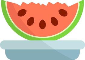 Wassermelone kreatives Icon-Design vektor