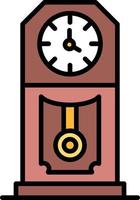 Uhr kreatives Icon-Design vektor