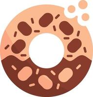 Donut kreatives Icon-Design vektor