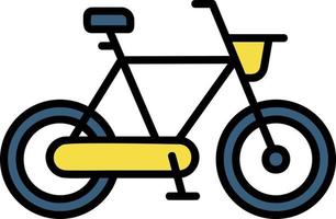 Fahrrad kreatives Icon-Design vektor