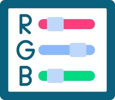 RGB-kreatives Icon-Design vektor