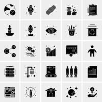 25 universelle Business-Icons Vektor kreative Icon-Illustration zur Verwendung in Web- und Mobilprojekten