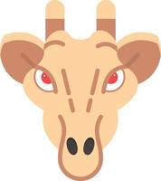 Giraffe kreatives Icon-Design vektor