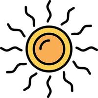 Sol kreativ ikon design vektor