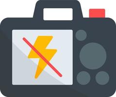 kein kreatives Flash-Icon-Design vektor