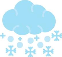 Schnee kreatives Icon-Design vektor