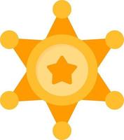 Sheriff kreatives Icon-Design vektor