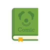 komisk genre bok ikon platt isolerat vektor
