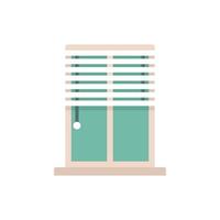 Fensterinstallationssymbol flach isolierter Vektor