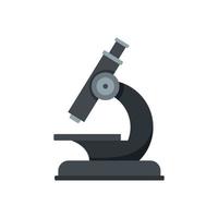 diabetes mikroskop ikon platt isolerat vektor