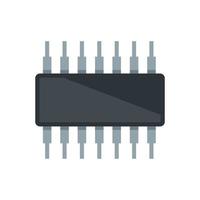 telefon transistor ikon platt isolerat vektor