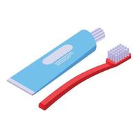 tandkräm tandborste ikon isometrisk vektor. tand borsta vektor