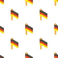 flagga av Tyskland mönster sömlös vektor