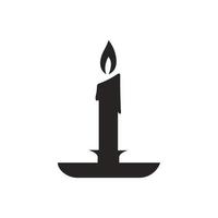 Symbolvektor für Kerzen vektor