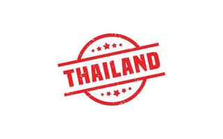 Thailand-Stempel mit Grunge-Stil auf weißem Hintergrund vektor