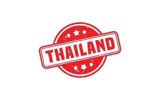 Thailand-Stempel mit Grunge-Stil auf weißem Hintergrund vektor