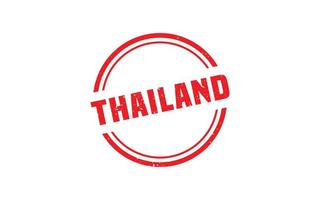 Thailand-Stempel mit Grunge-Stil auf weißem Hintergrund vektor