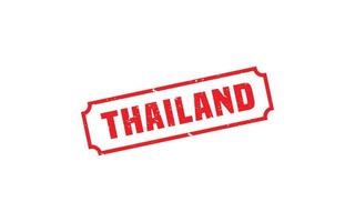 Thailand-Stempel mit Grunge-Stil auf weißem Hintergrund vektor