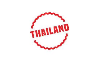 Thailand-Stempel mit Grunge-Stil auf weißem Hintergrund vektor