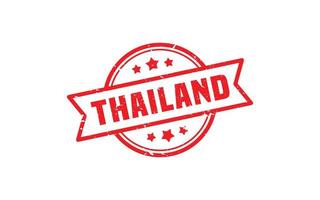 Thailand-Stempel mit Grunge-Stil auf weißem Hintergrund vektor