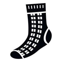 Mode-Socken-Ikone, einfacher Stil vektor