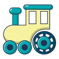 barn tåg för promenader ikon, tecknad serie stil vektor
