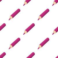Lila kosmetischer Bleistiftmuster nahtloser Vektor