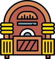 Jukebox kreatives Icon-Design vektor