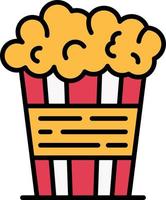 popcorn kreativ ikon design vektor