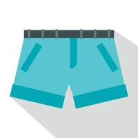 Shorts-Symbol, flacher Stil vektor