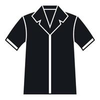 Shirt-Polo-Symbol, einfacher Stil vektor