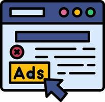 kreatives Icon-Design für Werbung vektor
