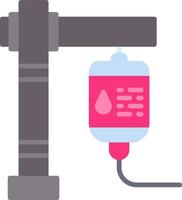 Bluttransfusion kreatives Icon-Design vektor