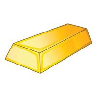 Gold-Symbol, Cartoon-Stil vektor