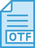 otf-Vektor-Icon-Design-Illustration vektor