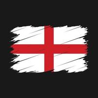 Englands flagga borste vektor