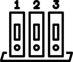 Liniensymbol für systematisch vektor